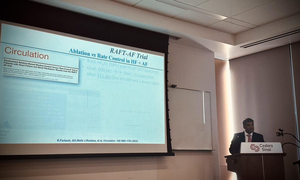 Great #Cardiology @SmidtHeart #GR ➡️ Dr . @VivekReddyMD from @MountSinaiHeart ➡️ #AF #NewTechnologies #PFA #Ablation