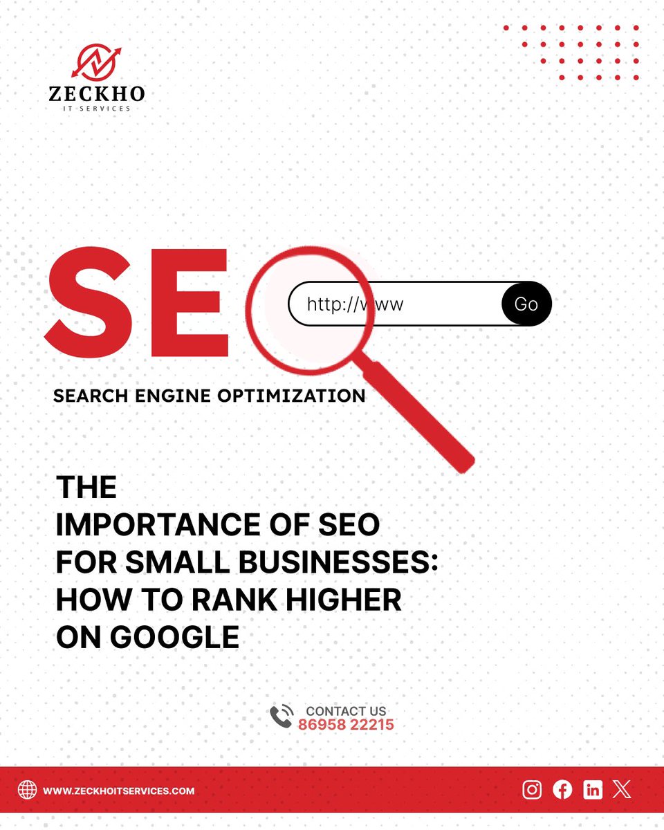 “𝗕𝗼𝗼𝘀𝘁 𝘆𝗼𝘂𝗿 𝘀𝗺𝗮𝗹𝗹 𝗯𝘂𝘀𝗶𝗻𝗲𝘀𝘀'𝘀 𝗼𝗻𝗹𝗶𝗻𝗲 𝘃𝗶𝘀𝗶𝗯𝗶𝗹𝗶𝘁𝘆 𝘄𝗶𝘁𝗵 𝗲𝗳𝗳𝗲𝗰𝘁𝗶𝘃𝗲 𝗦𝗘𝗢 𝘀𝘁𝗿𝗮𝘁𝗲𝗴𝗶𝗲𝘀! 🚀📈
#SEOforSmallBusinesses #RankHigherOnGoogle #OnlineVisibility #webdesigner #webpromotion #webservices #advertising #marketingstrategy