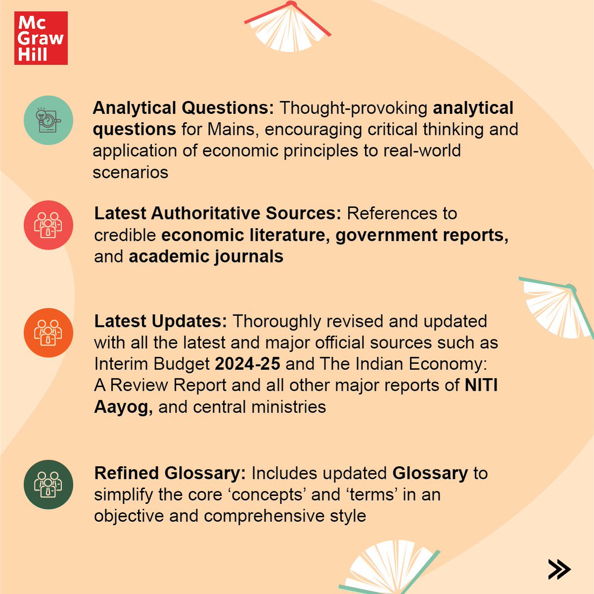 MHEducationIN's tweet photo. Get ready for UPSC success with 'Indian Economy' by Ramesh Singh! 📷Dive into 200+ new questions, structured chapters, and interim budget insights. 📷Explore summaries of Union Budget and Economic Survey post-Lok Sabha Elections, plus engaging videos 📷

https://t.co/XR6Gee7OnD https://t.co/ApuSc8CdJy