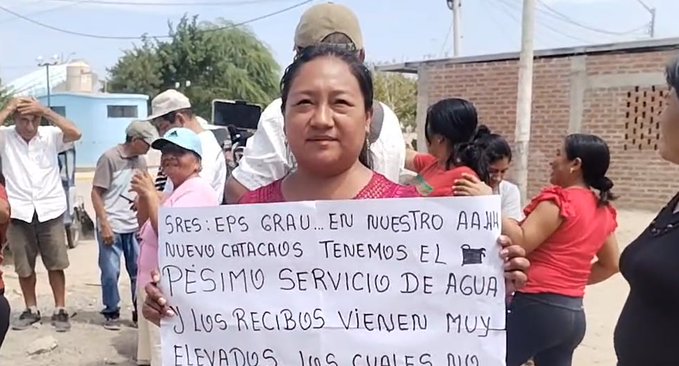 Vecinos de Nuevo Catacaos afectados por la falta de agua walac.pe/vecinos-de-nue…