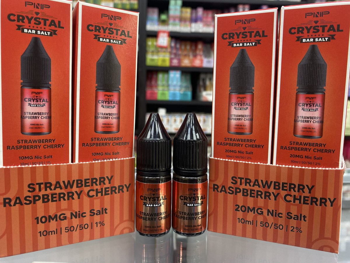 It’s finally back in stock crystal strawberry raspberry cherry available in 10mg and 20mg.
#vape #vapers #vapelife #ecig #vapeporn #quitsmoking #smokefree #flavours #ivapelounge #eccles #ecclesvape #manchester #trend #vaporesso #geekvape #OXVA #uwell #Voopoo