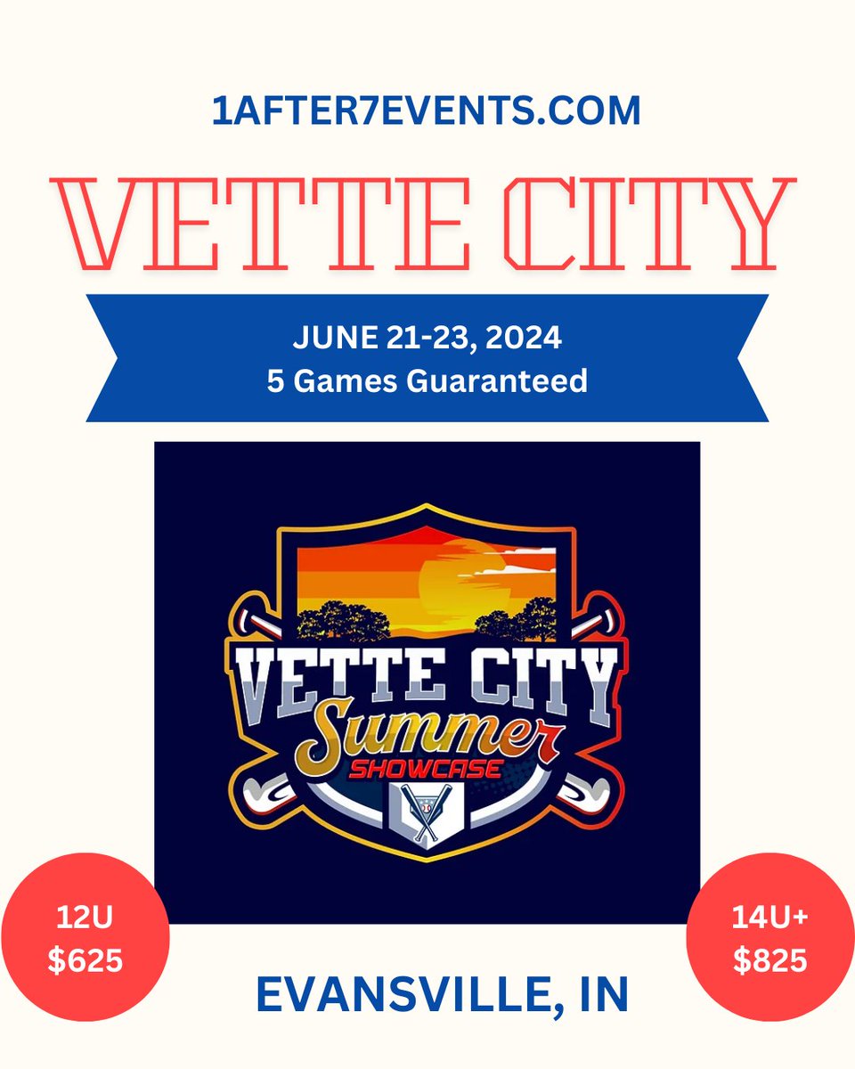 Open weekend this summer? Join us in Evansville, Indiana for some fun and softball! 

Sign up through the link in our bio