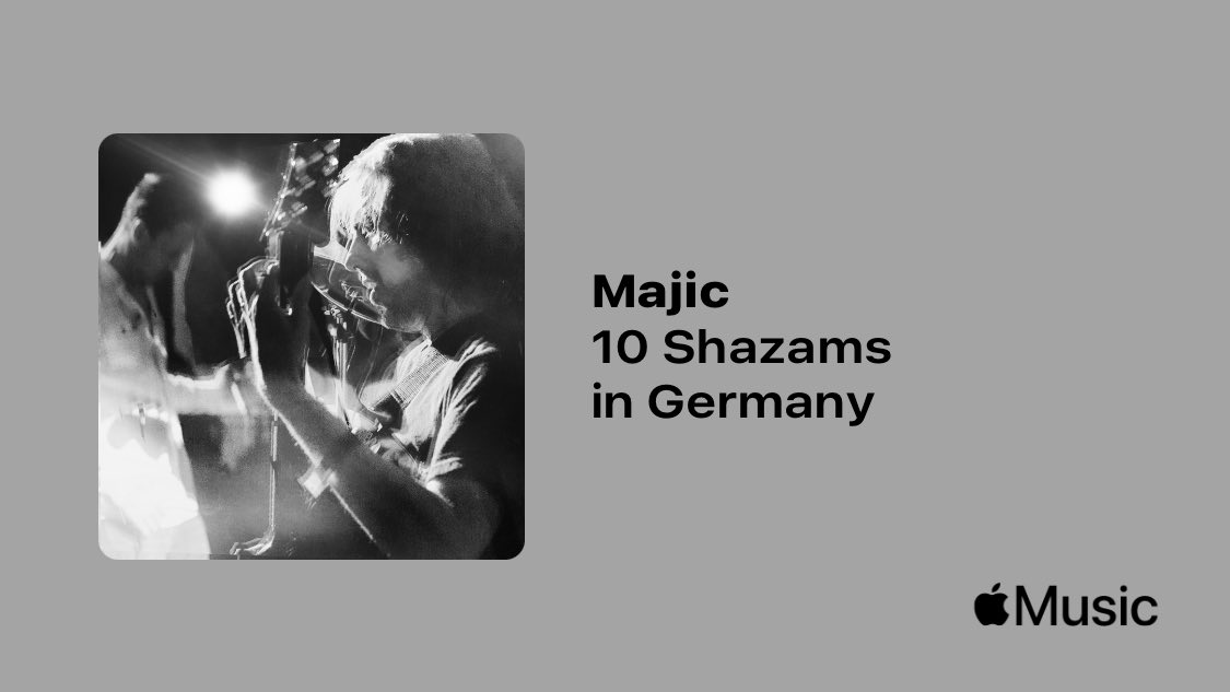 majicmojo's tweet photo. Just passed a new Milestone on @AppleMusic. Thanks for listening!
https://t.co/Dic03mIIzU https://t.co/P1tN1fRFxM