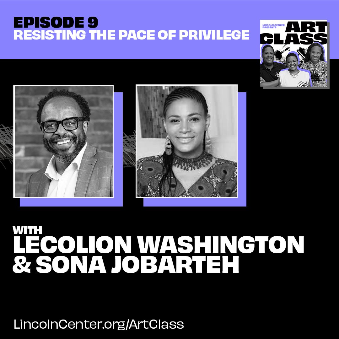 This week on ART CLASS… 🎙️ Our hosts discuss creating more equitable spaces in classical music with the Executive Director of the @cmcbdotorg, @Lecolion. 🎙️ Part 2 of our Kinfolk conversation w/ founder of @thegambiaacademy, @SonaJobarteh. 🎧: LincolnCenter.org/ArtClass