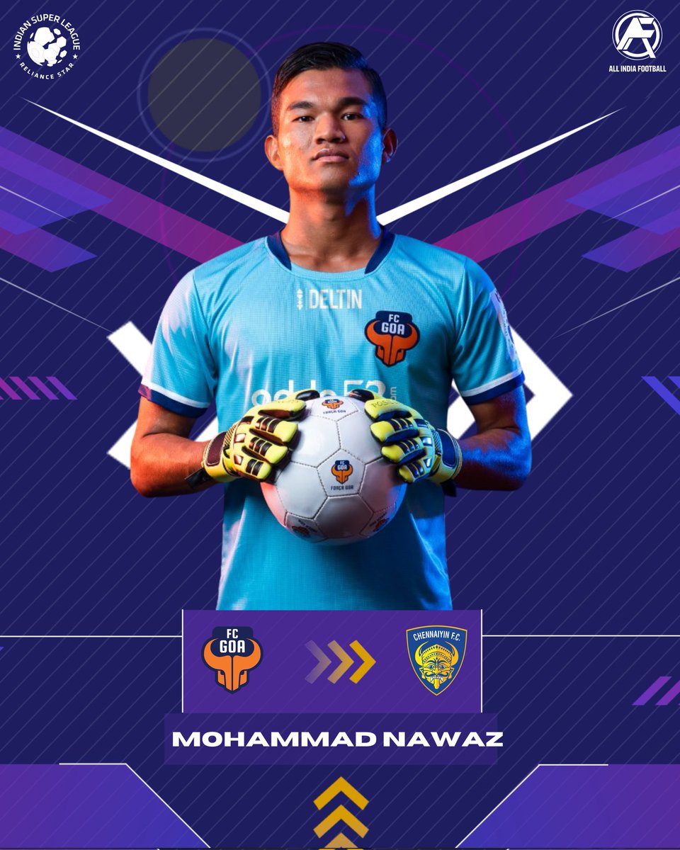 As per Marcus, Mohammad Nawaz has signed for Chennaiyin FC 👀

Can he change the fortune for the Machans ?🤔

#ChennaiyinFC #IndianFootball #allindiafootball #rumour #Transfers #FCGoa