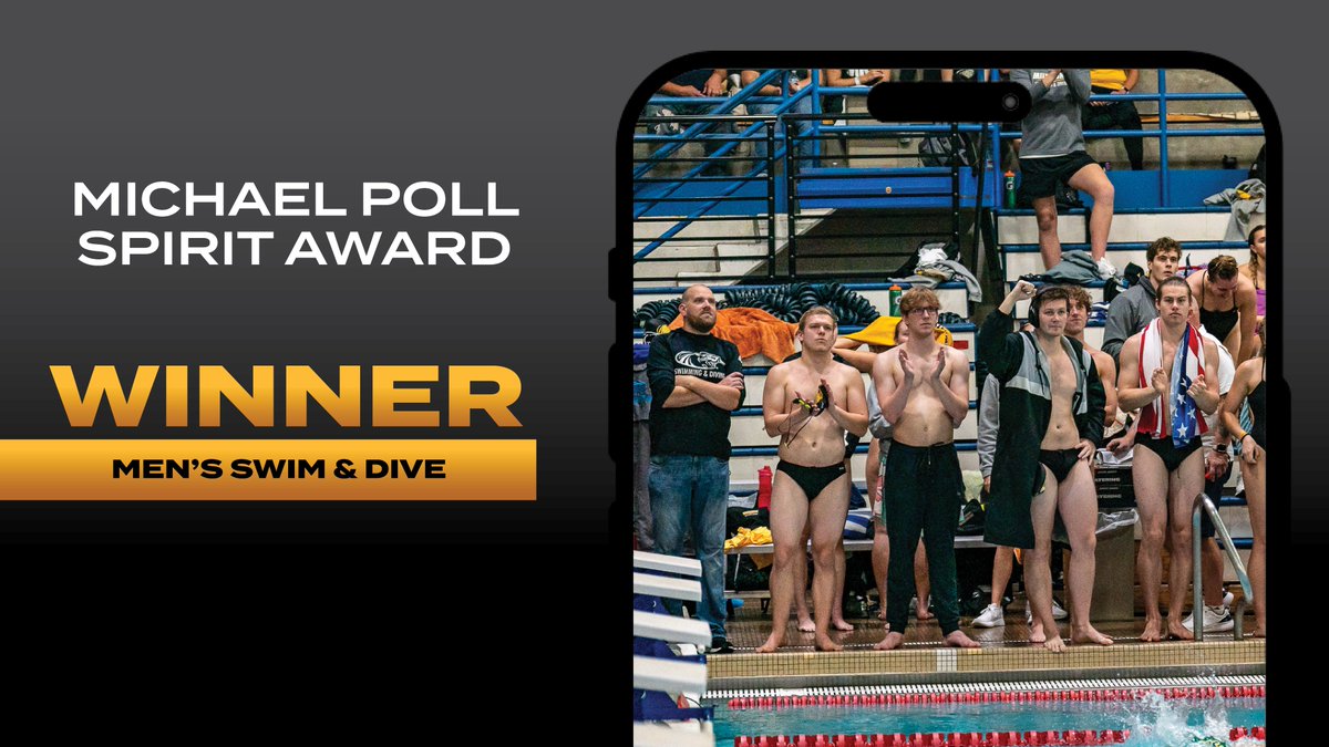 The Michael Poll Spirit Award goes to @MKE_SwimDive! 👏 #GoldenPanthers2024 | #ForTheMKE