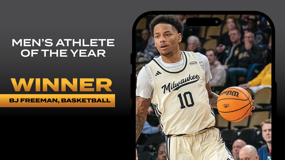 This year our Men's Athlete of the Year at the #GoldenPanthers2024 goes to BJ Freeman of @MKE_MBB!

#ForTheMKE
