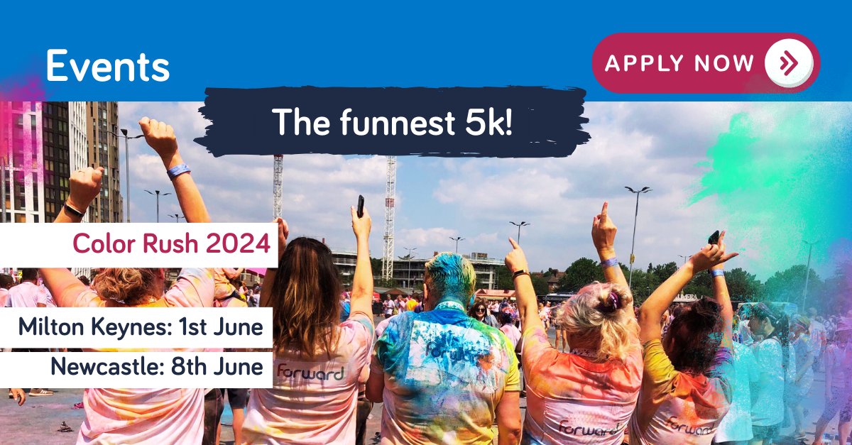 If you're enjoying the warmer weather and looking for a new outdoor challenge why not try #ColorObstacleRush! Forward have race places for: 🎽 Milton Keynes (01/06) 🎽 Newcastle (08/06) Register ⬇️ bit.ly/3JS5FEC