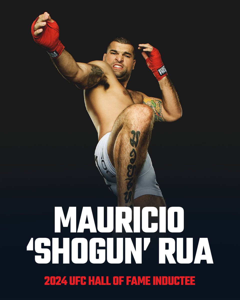 UFC legend Mauricio 'Shogun' Rua joins the Hall of Fame class of 2024 👏

#shogunrua #mauriciorua #ufchalloffame #mmatwitter