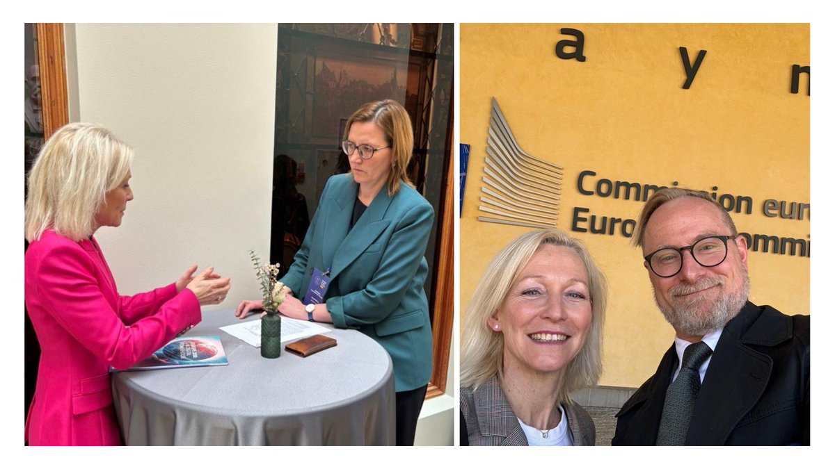 From Riga 🇱🇻 to Brussels 🇧🇪 It was great chatting with the Secretary-General of the European Commission, Ilze Juhansone on cutting admin burden by 25%, pan-European procurement for critical tech and rebooting a #capital Union. #aDigitalPowerhouse