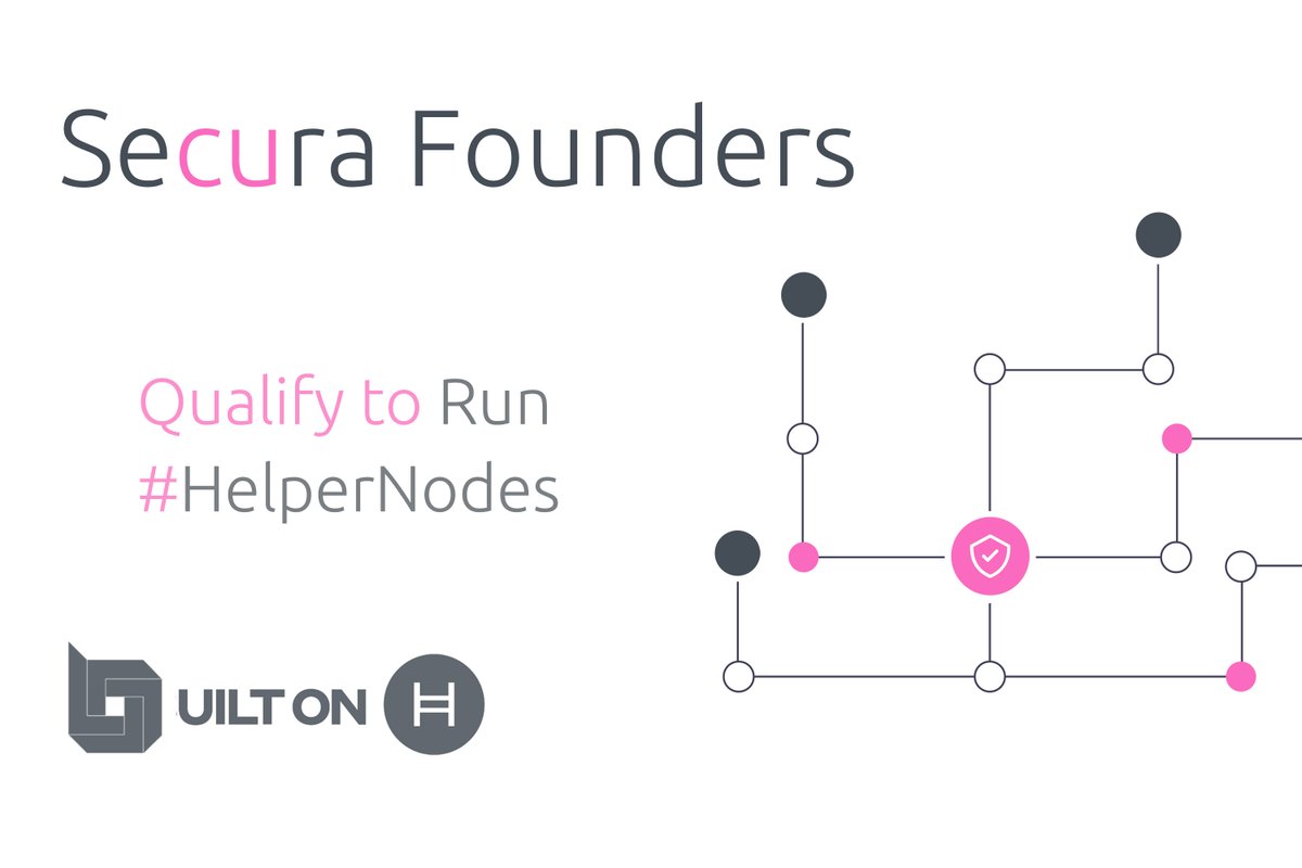 📣 Now that everyone has gotten a chance to mint #Secura #NFTS Don’t miss out on the final utility - hold all three Secura NFTS in your wallet through snapshot (TBD) to receive the Founder’s Edition NFT, which grants the holder qualification to run a Secura helper node and