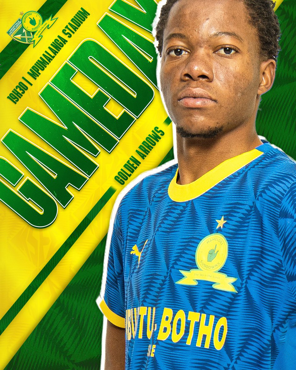 🚨𝙂 𝘼 𝙈 𝙀 𝘿 𝘼 𝙔🚨

🆚 Golden Arrows
⏰ 19H30 
🏟 Mpumalanga Stadium
📺 SS 202

#Sundowns #DStvPrem