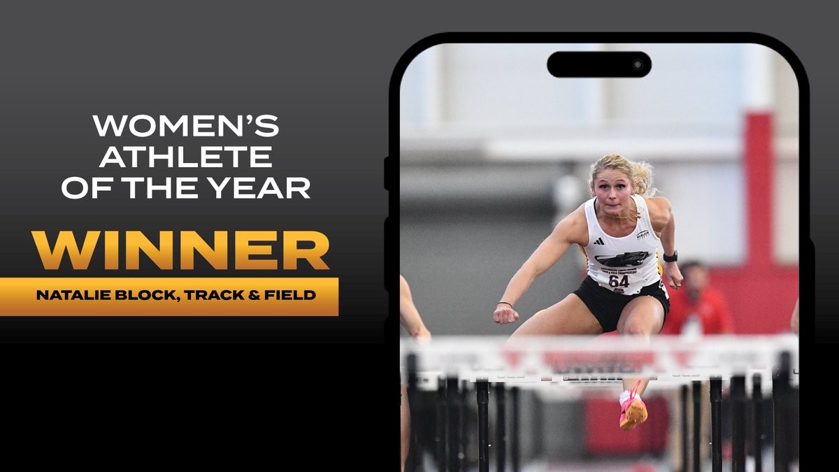 Our #GoldenPanthers2024 Women's Athlete of the Year is Awarded to Natalie Block of @MKE_XCTF 

#ForTheMKE