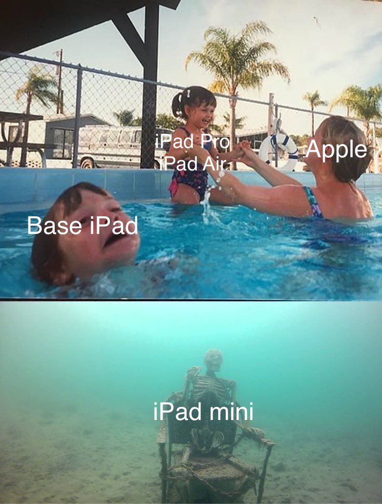 iPad mini forgotten again like usual… #AppleEvent