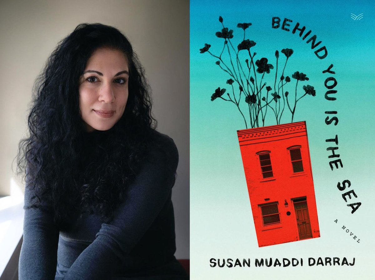 Come meet American Book Award winner Susan Muaddi Darraj at Potter’s House at 7pm - 1658 Columbia NW - talking about her novel “Behind You Is The Sea” Behind You Is the Sea, captivating debut novel set in Baltimore, delves into the lives of three Palestinian immigrant families.