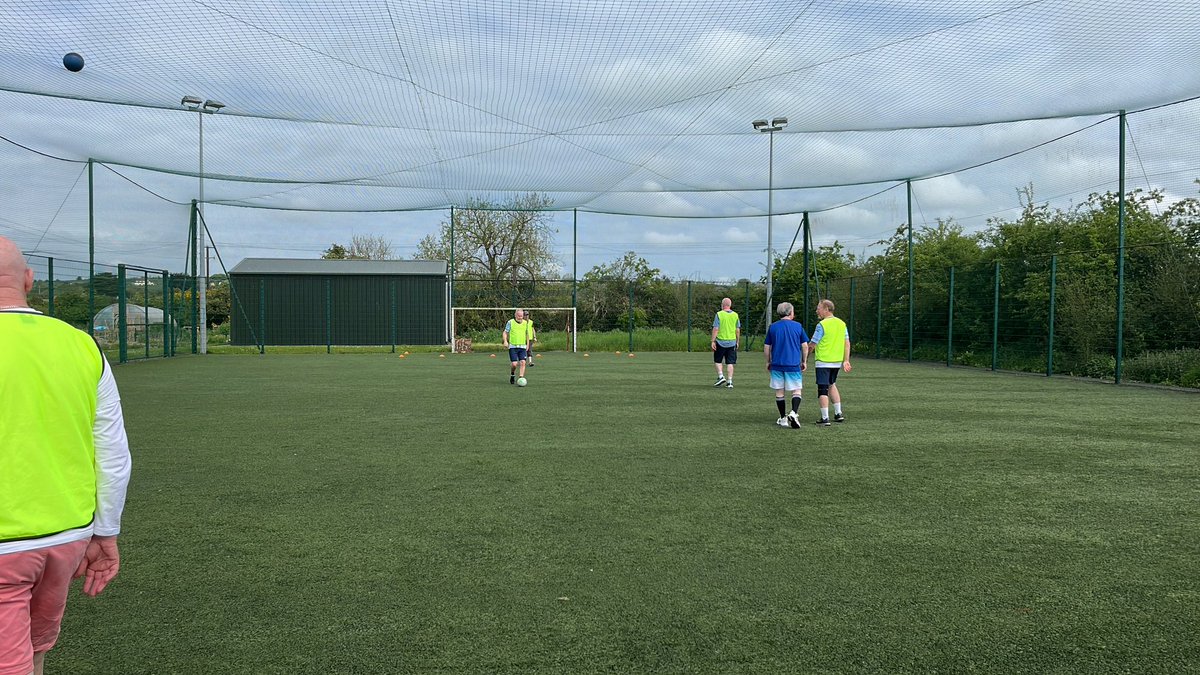 Session 5/6 of our Walking Football Programme this morning. The standard is improving week on week 🚶‍♂️⚽️