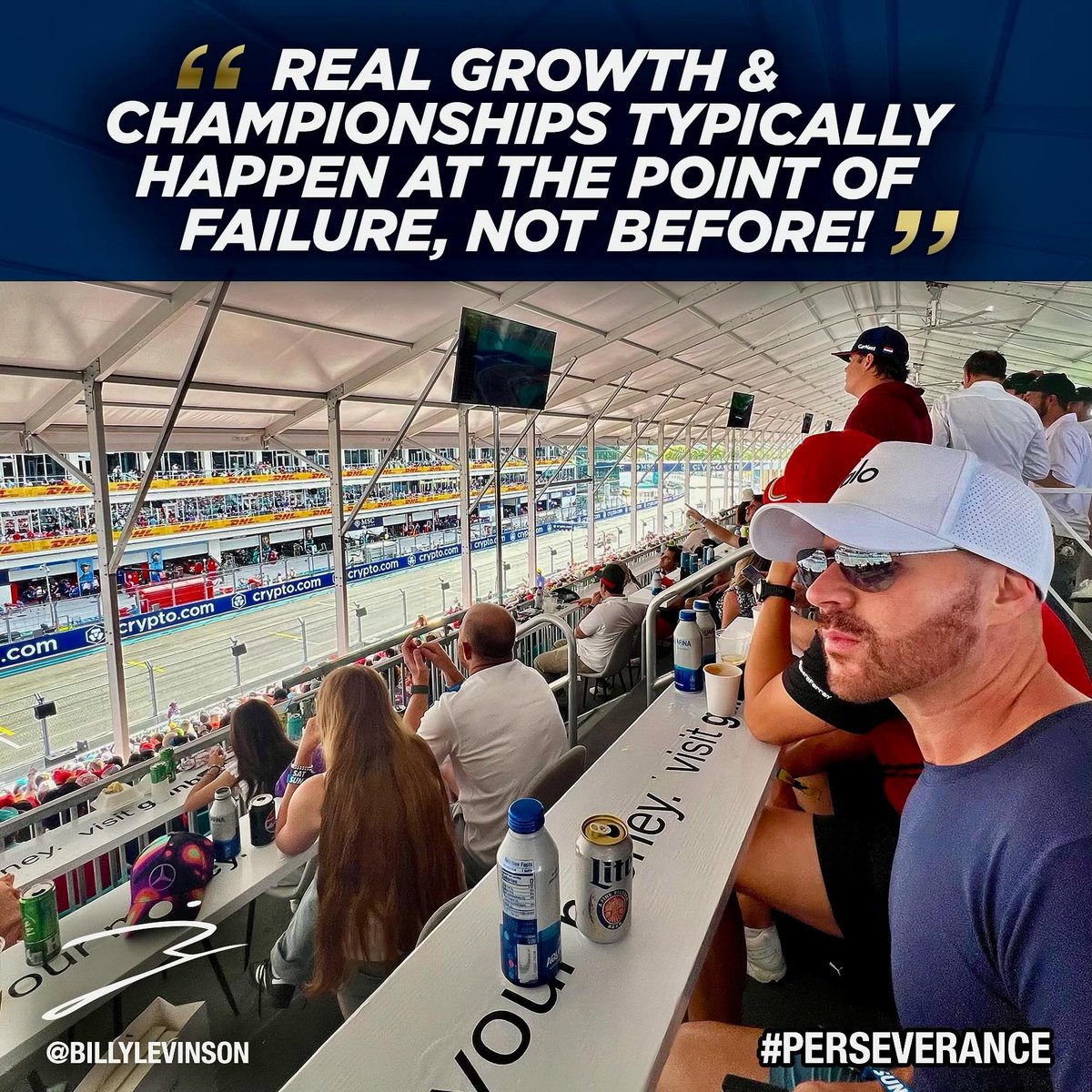 “Never Giving Up” on positive Tuesday! Graphic @moyanophotography @f1mia @f1 @warrenhenryauto @hardrockstadium #perseverance #nevergiveup #positivetuesday #nomatterwhat #levinsonandassociates #lifeannuityhealthinsurancebroker #lifeinsurance #insuremenowdirect #buyinsuranceonline