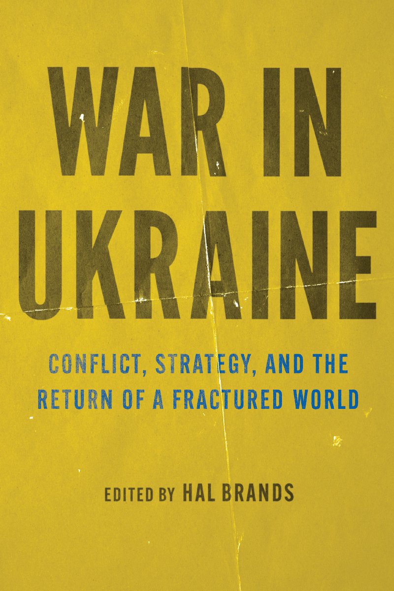 OUT NOW! New book from @JHUPress 'WAR IN UKRAINE', edited @HalBrands, discusses the current state of the conflict and how the war has changed the world. Available from your bookseller. Media copies and trade order UK @OxfordPublicity, trade order Europe @DurnellAcademic.