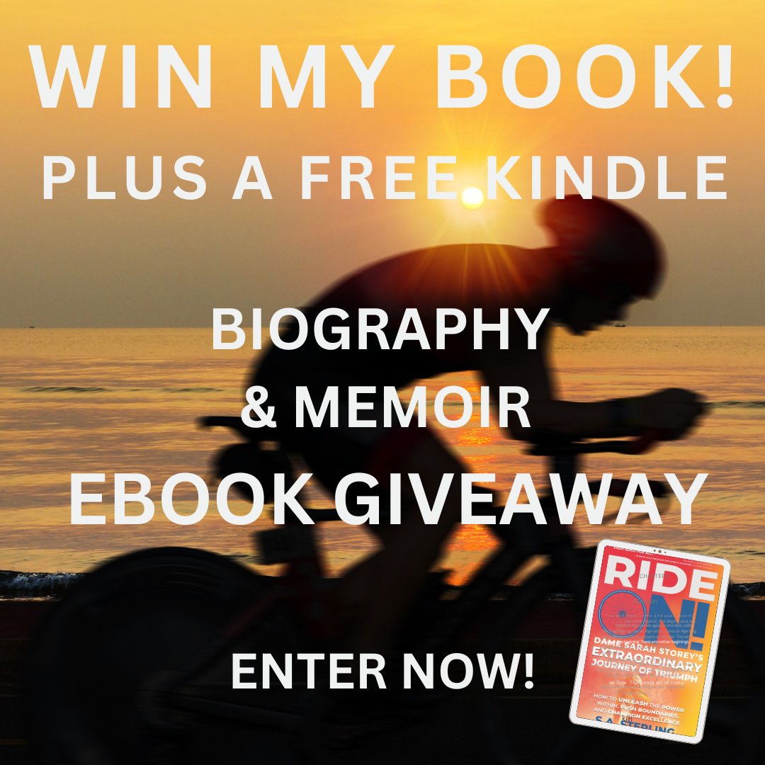 ENTER HERE: bit.ly/RideOnGiveaway

#bookgiveaway  #Freebooks  #booklovers  #Paris2024   #paralympics2024  #olympics2024