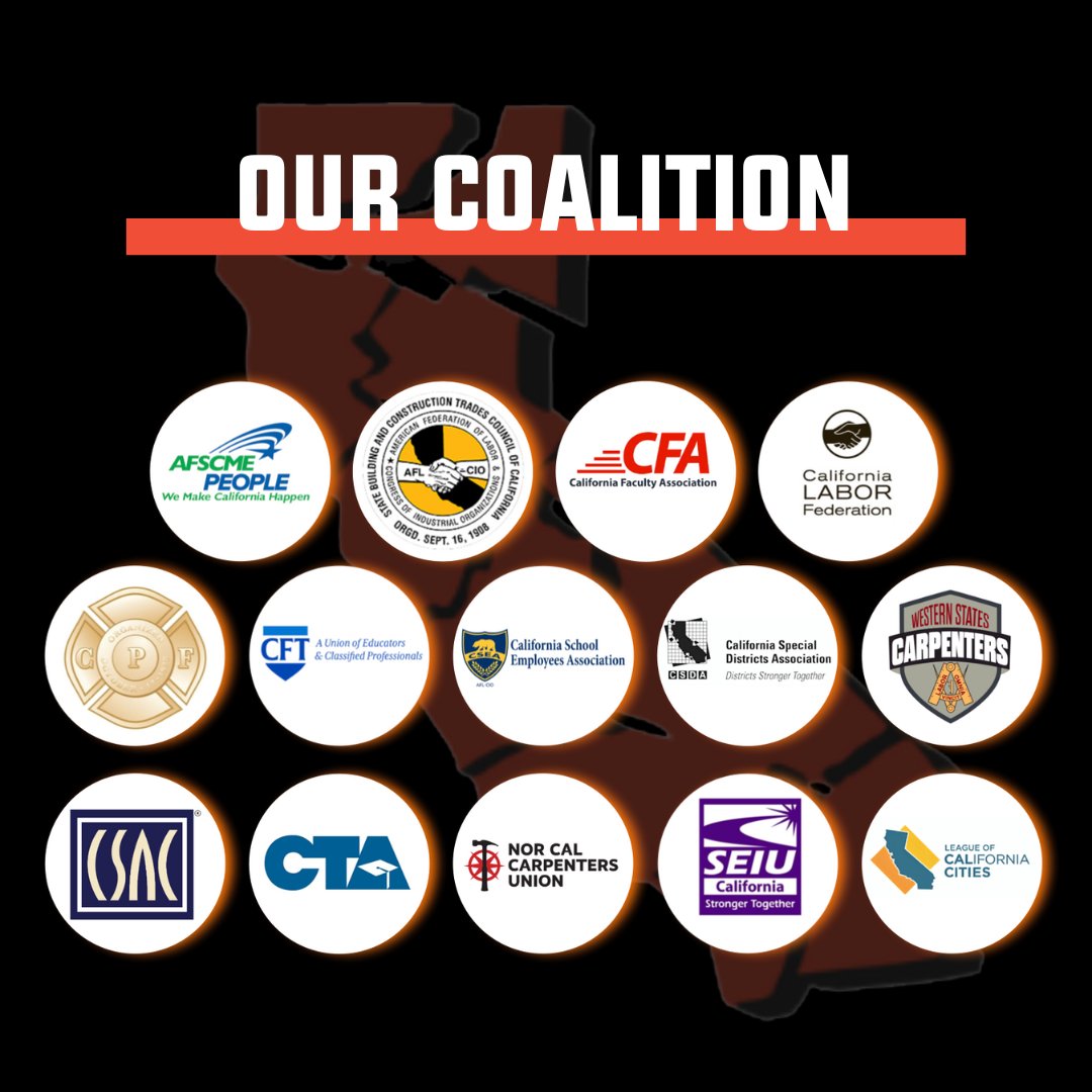 Meet our coalition! More than 550+ cities, counties, special districts, labor unions and community groups are standing together to defeat this dangerous ballot measure. #VoteNOonTDA