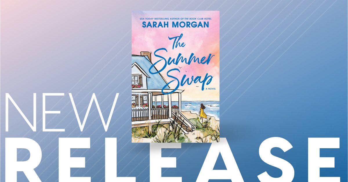 .@SarahMorgan_ is bringing the summer sun in her heartwarming new novel about a widow whose plan to spend the summer hiding from her family is upended when a secret about her marriage threatens to be exposed. #TheSummerSwap is on sale now ☀️ bit.ly/4b1BqqL
