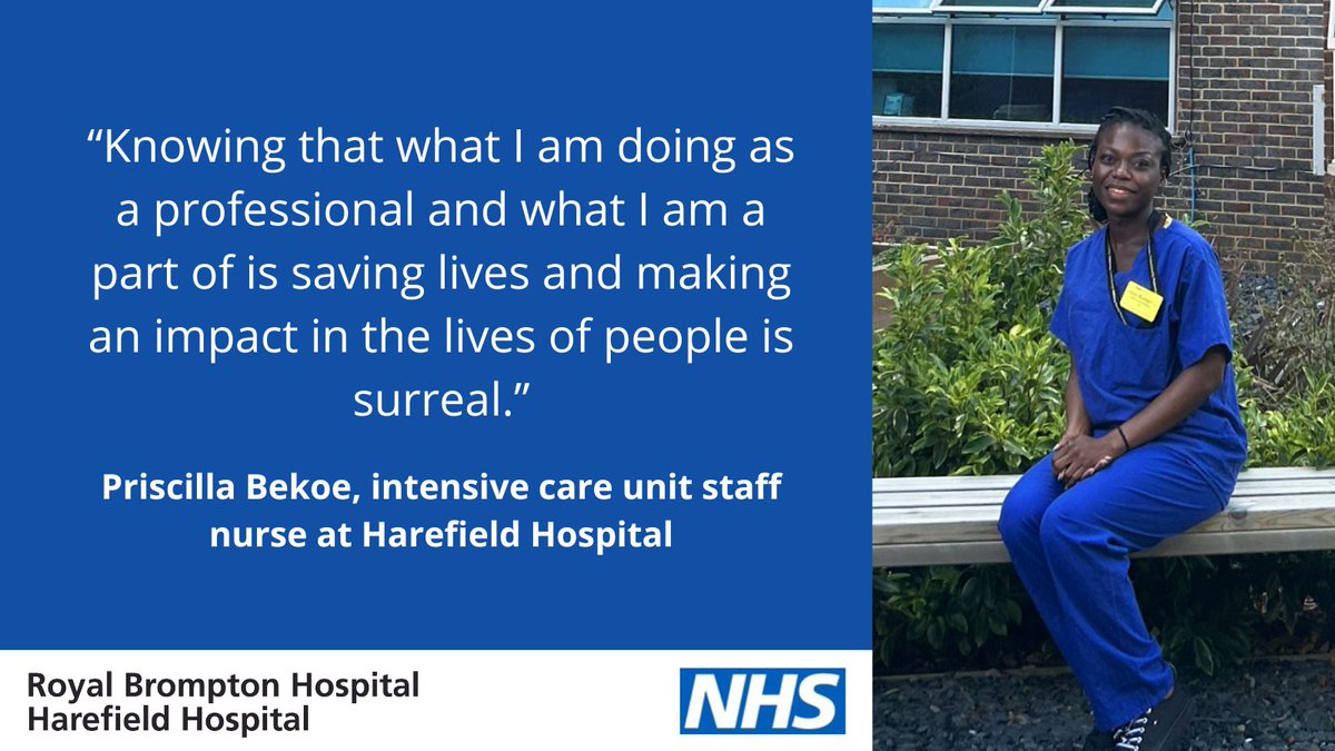 Priscilla, a staff nurse at Harefield Hospital, tells us about her role in the intensive care unit and the importance of research to the nursing profession. Read Priscilla’s Q&A: rbht.nhs.uk/careers/what-o…