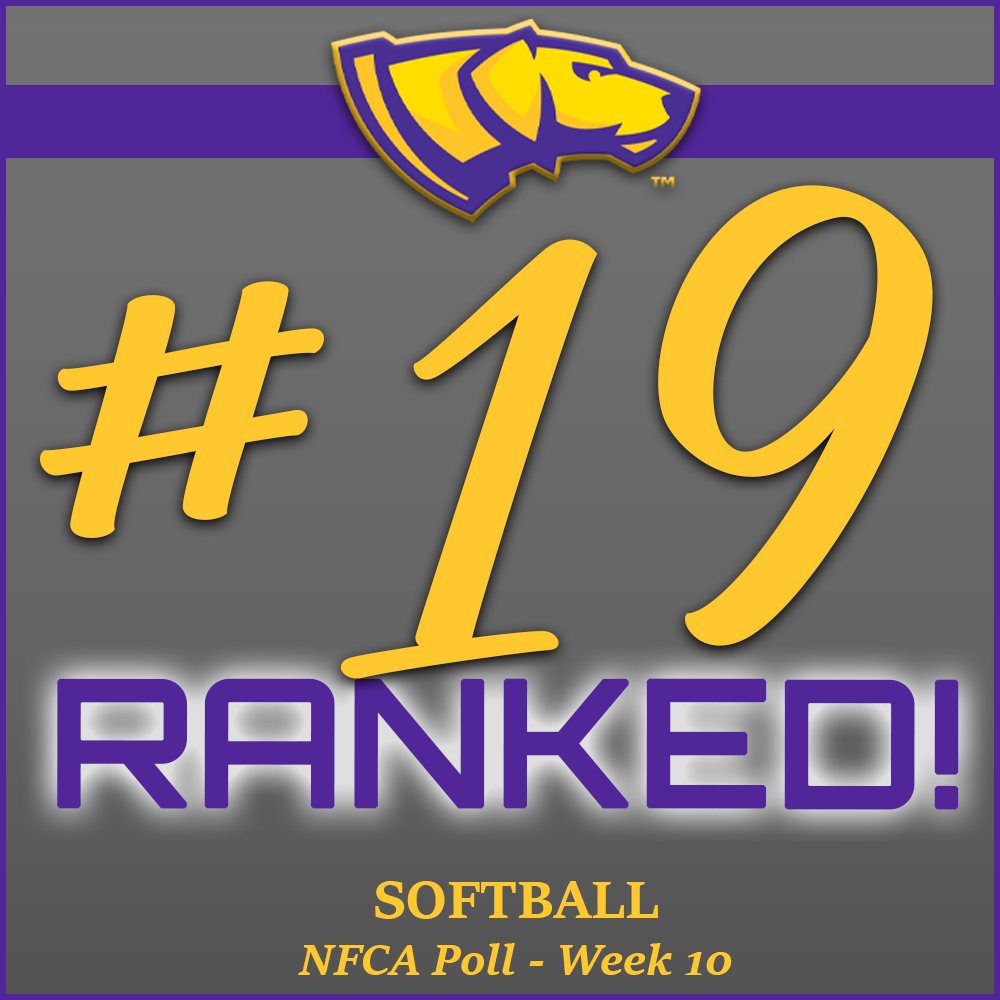 .@uwsp_softball heads into postseason play ranked #19 in the newest NFCA poll out today! #Pointers