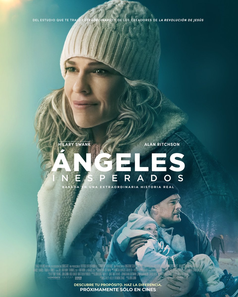 Descubre tu propósito. Haz la diferencia. Inspirada en una extraordinaria historia real, no te pierdas #ÁngelesInesperados, 30 de mayo solo en cines.