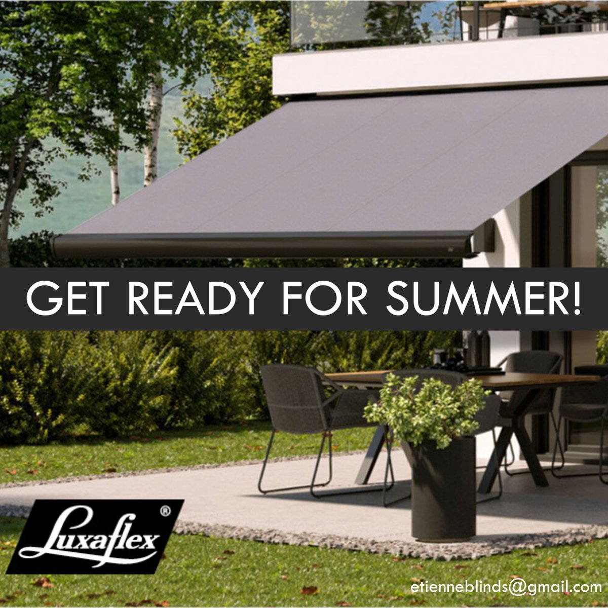 Are you ready for summer?  ☀️

From awnings to new blinds, we've got you covered with the range from Luxaflex  🌟

Get in touch to find out more!
✉️ etienneblinds@gmail.com

#Buxton #HighPeak #Chesterfield #LuxaflexUK #Luxaflex #PowerView