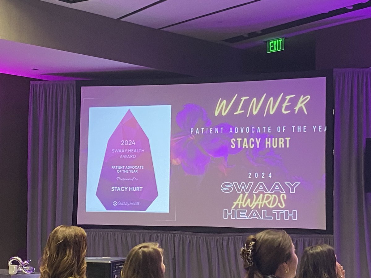 Congratulations to the incredible and inspiring ⁦<a href="/stacy_hurt/">Stacy Hurt (she/her)🌻</a>⁩!!! 👏🤩💗 #SwaayHealth