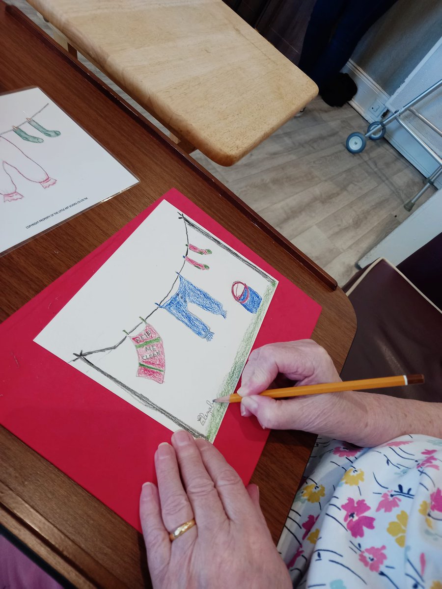 We absolutely love all the extra little details the artists’ can add to this design. And the stories that come with them! 
Thank you to Natalie at <a href="/CraigieCareHome/">Craigie Care Home</a> Kilmarnock for having us yesterday.