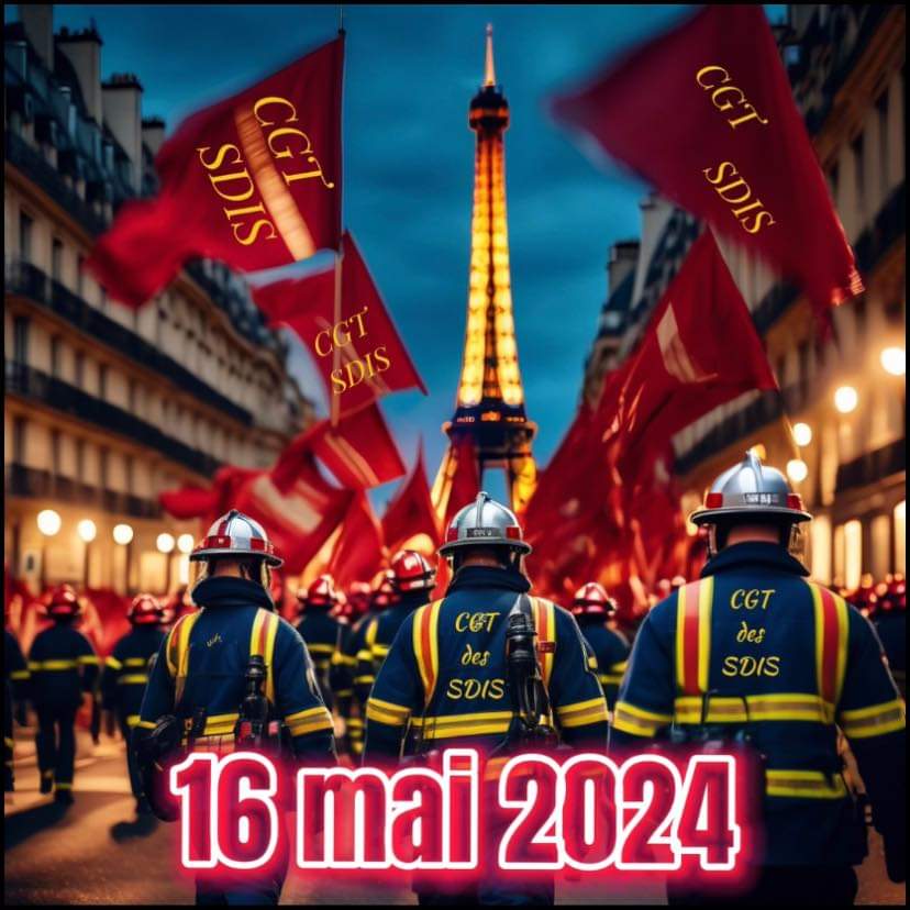 🚨TOUTES ET TOUS ENSEMBLE 
🚨#SAPEURSPOMPIERS -#PATS 
🔥#PARIS
🔥Jeudi 16 MAI
✊✊✊