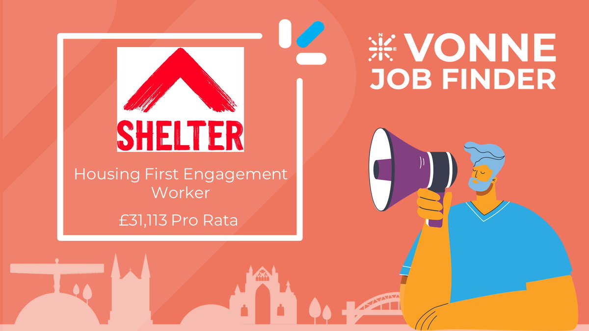 Housing First Engagement Worker, @Shelter, £31,113 Pro Rata

vonne.org.uk/vonne-jobs-det…

#CharityJobs #NorthEastJobs #NewcastleJobs