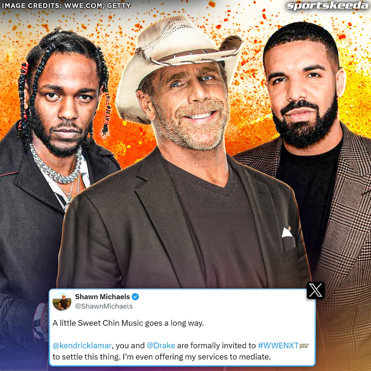 #ShawnMichaels' NXT might just be the perfect place for #Drake and #KendrickLamar to settle their beef. 
#WWE #WWENXT