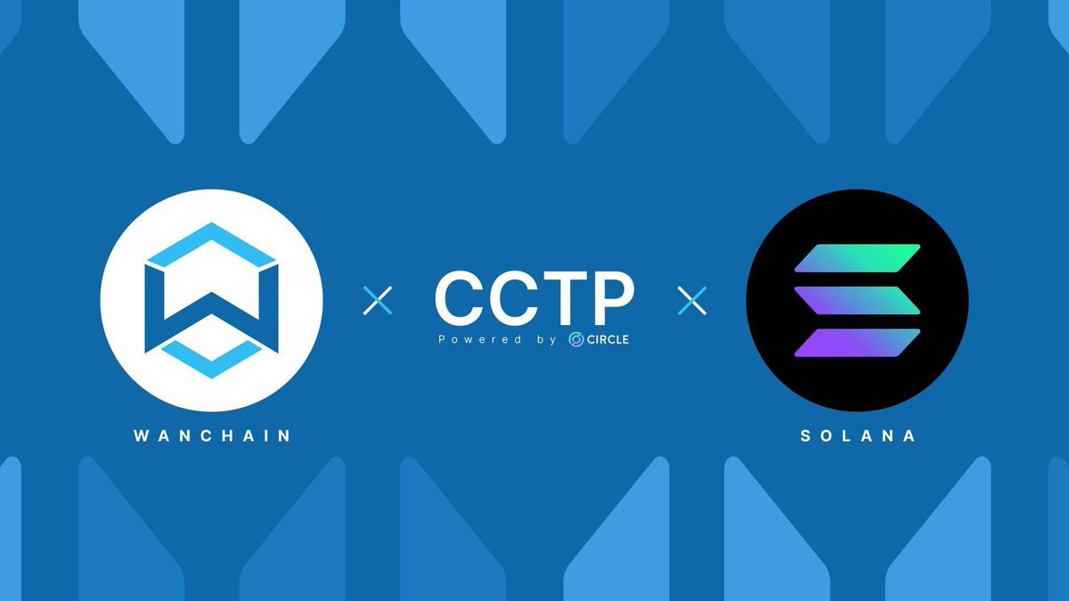 #Wanchain se complace en anunciar la integración total del CCTP de @Circle en @solana. 🎉

💡 bridge.wanchain.org cambia sin problemas entre #CCTP y #XFlows para mover USDC nativo entre más de 10 redes, incluidas #Ethereum, #Arbitrum, #Base, #BNBChain, #Optimism y #Solana.