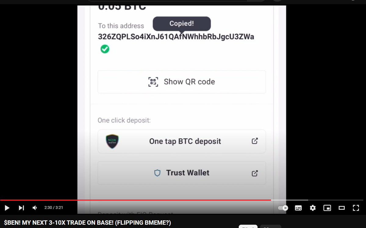 basedmencoin's tweet photo. Bullish video for $BEN
Community strong asf
Send it lfg
https://t.co/vetbV4ENAI https://t.co/BCxHuow5ct