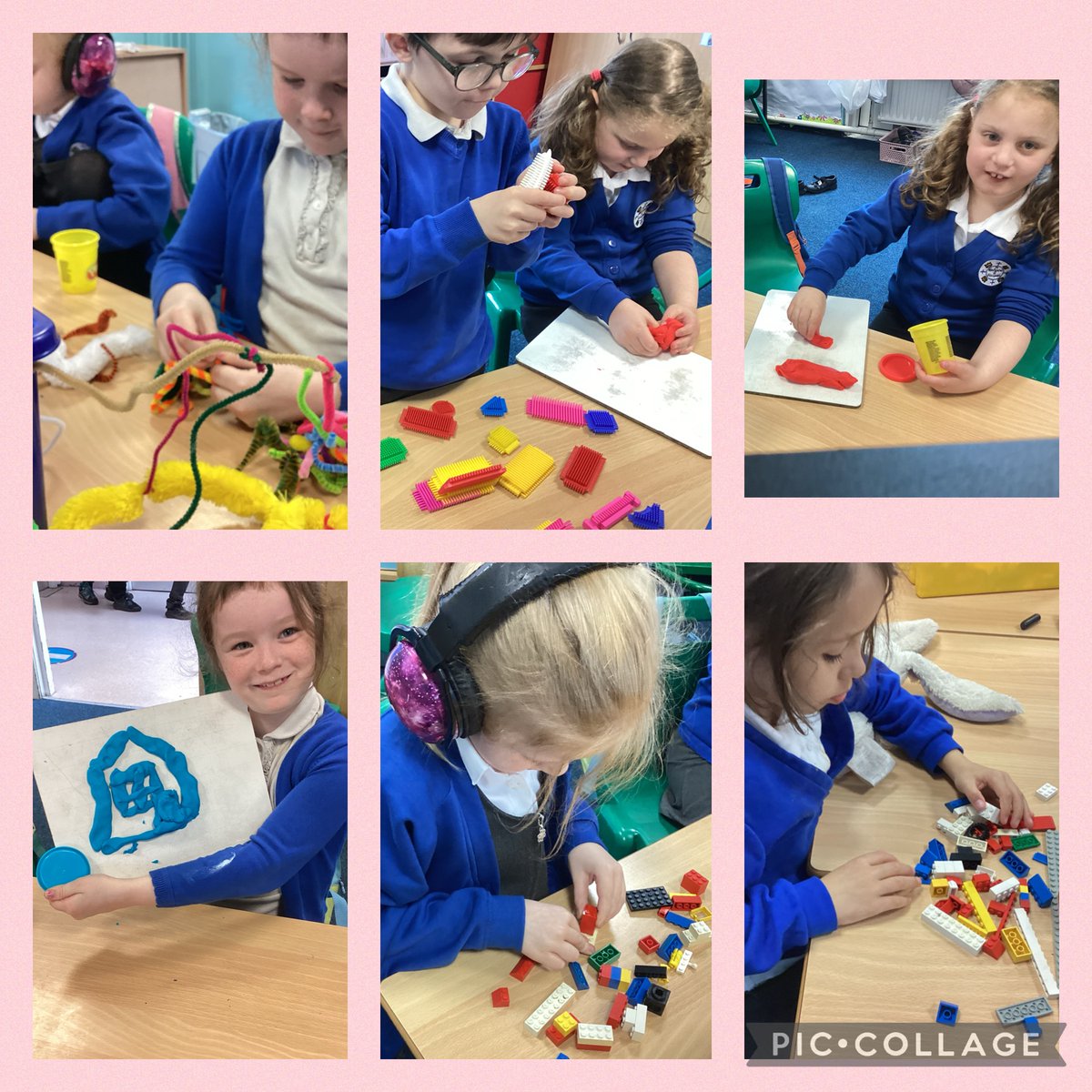 Our story this week in fairyland is the ‘3 little pigs’. We chose different materials to make our houses then discussed which we would like to live in. @SMOSPrimary