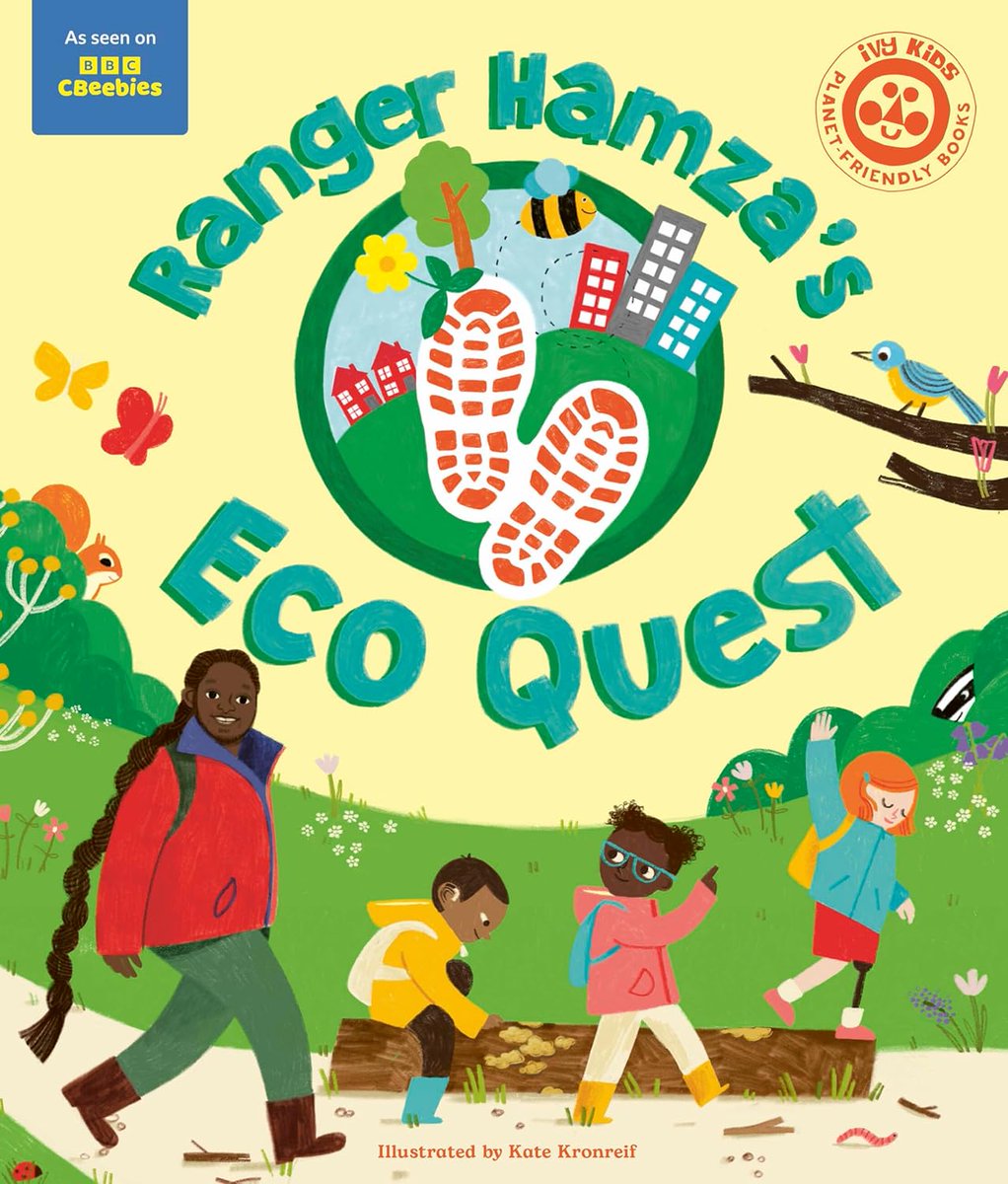 🎉🙌🏿Happy #BookBirthday🙌🏿🎉 📖RANGER HAMZA’S ECO QUEST by Ranger Hamza @HamzaYassin3, Kate Kronreif @kate_kronreif, Ivy Kids Eco @QuartoKids Congrats!!! #OurStoriesMatter