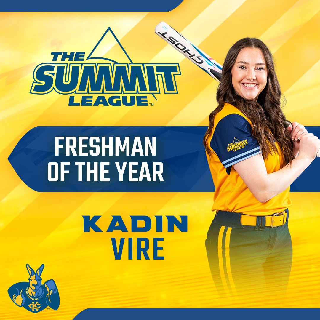 𝐅𝐑𝐄𝐒𝐇𝐌𝐀𝐍 𝐎𝐅 𝐓𝐇𝐄 𝐘𝐄𝐀𝐑
She’s rock solid behind the plate and was voted the top freshman in the league this year. Ladies and gentlemen, Kadin Vire 👏
#ROOUP | #DeclareKC