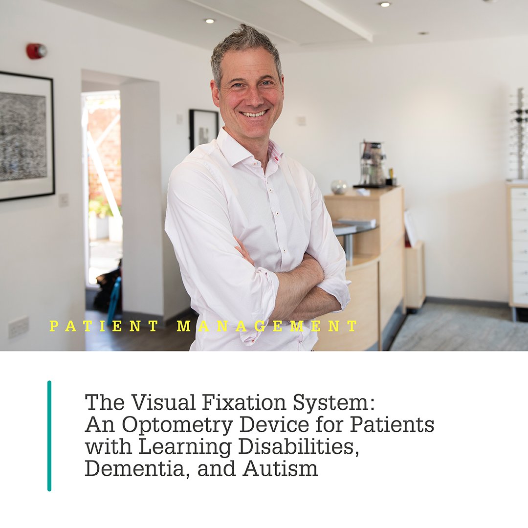 #Optometrist  @SimonBerryOptom talks about his invention, the Visual Fixation System –  a tool for grabbing the attention of patients with #learningdisabilities, #dementia, and #autism 💬 bit.ly/4ctihPV