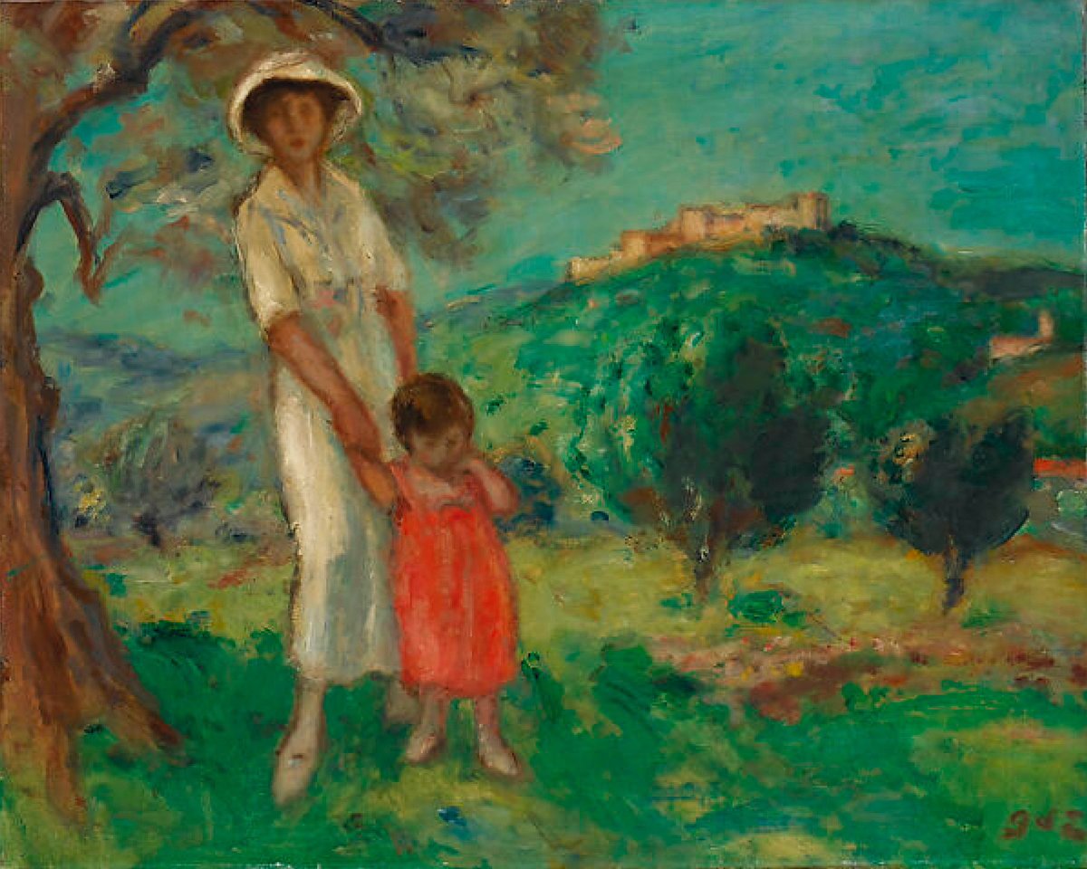 Georges d'Espagnat (French, 1870–1950)
Woman and Child
Date: 1925
Oil on canvas
64.8 x 81.3 cm
The MET
#Postimpressionism #Masterpiece #Painting #Artist #ArtHistory #Artwork #Museum #Art #Kunst #Arte #BeauxArts #FineArt #Landscape #FrenchArt