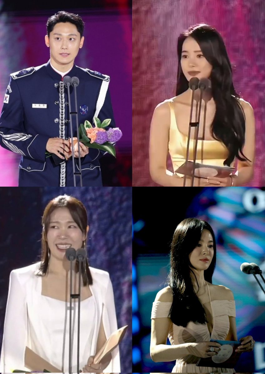 #TheGlory fam at the 60th baeksang award ceremony 🔥❤️

HyeKyo and JiYeon last year winners appearing  as award presenters while Dohyun and HyeRan won this year for their new projects 🤩😍

#LeeDoHyun #LimJiYeon
#SongHyeKyo #YeomHyeRan