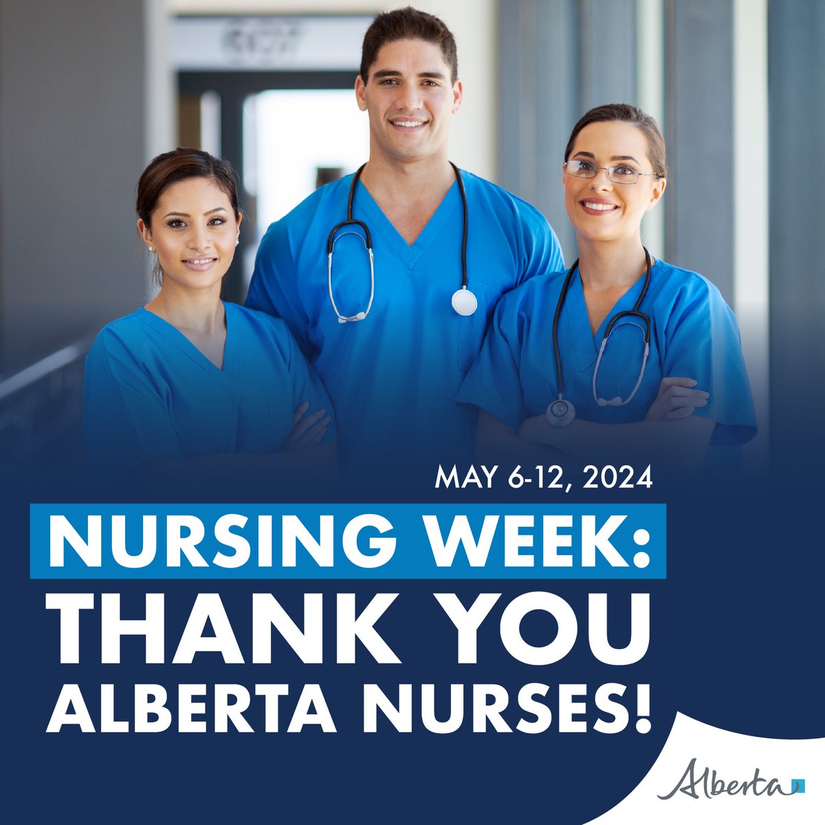 “Everyday, our nurses provide invaluable support to our communities by providing care to patients and assisting physicians with their important duties in keeping Albertans healthy. During Nurses Week, we recognize the continued efforts of our nurses in making Alberta a better…