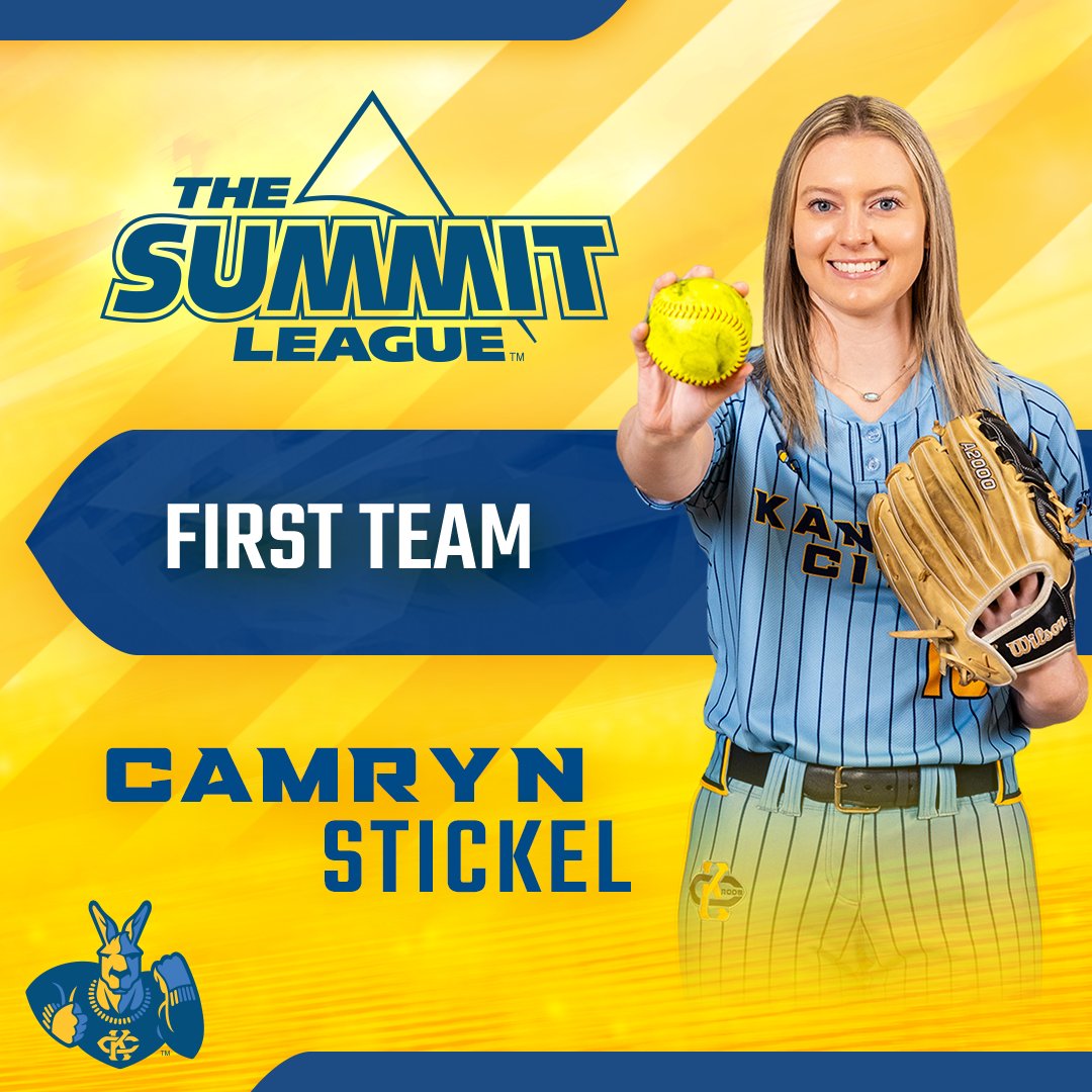 𝐅𝐈𝐑𝐒𝐓 𝐓𝐄𝐀𝐌 𝐀𝐋𝐋-𝐋𝐄𝐀𝐆𝐔𝐄
One of the hardest working pitchers in the NATION, Camryn has carried the load and tallied five wins in Summit League play 🔥
#ROOUP | #DeclareKC