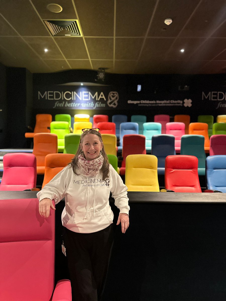 MediCinema’s longest serving Cinema Manager Sheila Pacifico has just retired after an incredible 17 years and 6 months at the Glasgow #MediCinema 💙 We asked her to write a piece to reflect on her extraordinary time - medicinema.org.uk/news/glasgow-c…