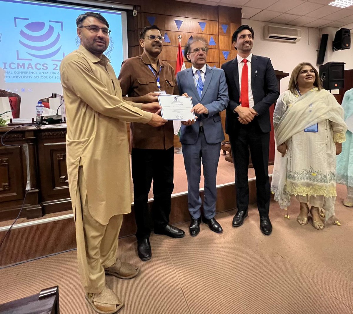 Today presented a research paper in 2nd International Media &amp; Communication Studies Conference at Foundation University, Islamabad titled "Role of Media in the Struggle of Transgender Rights in Pakistan"
