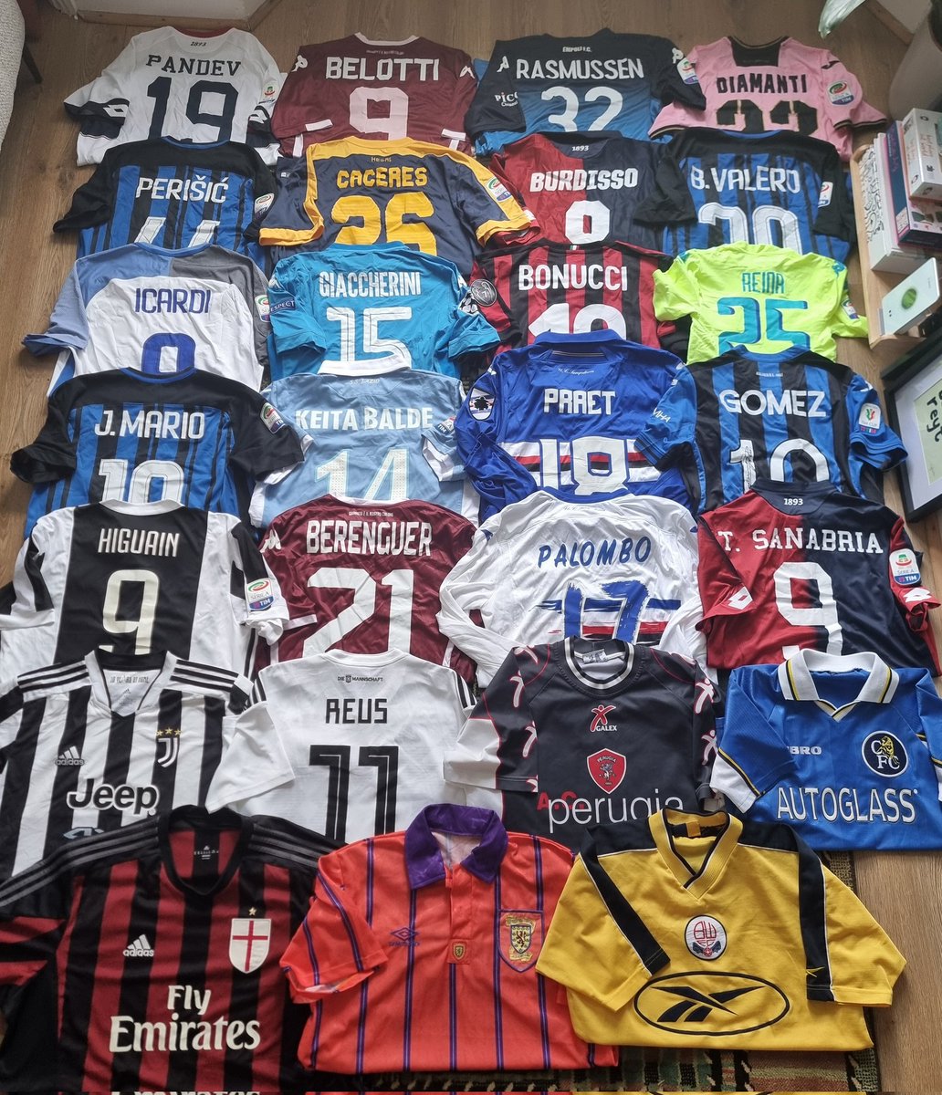 Here we gooooo... If you like modern Italian kits with namesets, then feast your eyes. Quite a few player spec & match issue in there too 🔥 Some day for new arrivals!