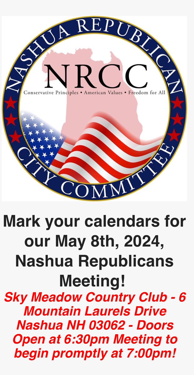 📆❗️Don’t forget tomorrow #Nashua #NewHampshire !!!

#NHPolitics