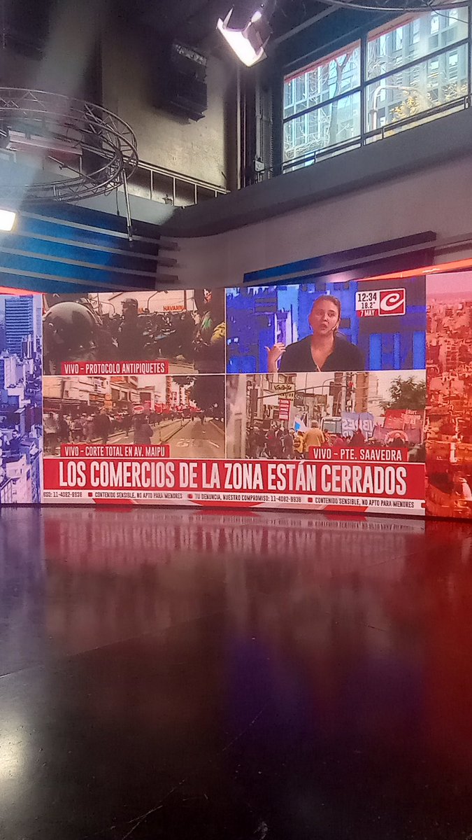 La gran economista @naty_motyl en vivo con @chichegelblumg en @CronicaTV hablando del paro, la crisis y las posibilidades de inversiones, con un papel protagónico de lo tech @Cronica #NataliaMotyl #Candormap #FundacionLibertadHumana