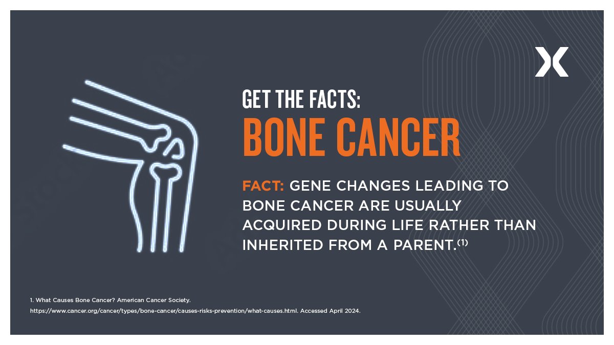 How much do you know about #BoneCancer? Follow along as we post facts from the @AmericanCancerSociety throughout the month, starting with what can cause the disease.

#CancerAwareness #RefleXion